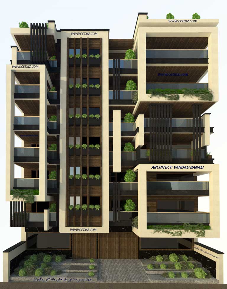 پروژه مسکونی 7 طبقه Pit Residence